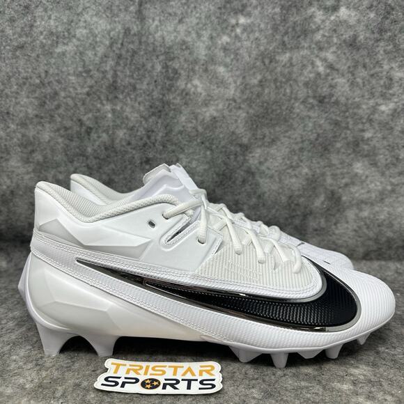 Nike Vapor Edge Elite 360 2 Football Cleats Mens Sz 12.5 White Black FZ4268-100 - Picture 3 of 8